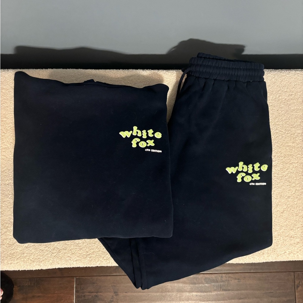 White Fox Boutique Navy Tracksuit Set 4th Edition